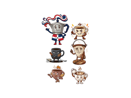 La Pandilla del Café | Dominican Coffee Character Collection | Del Conuco
