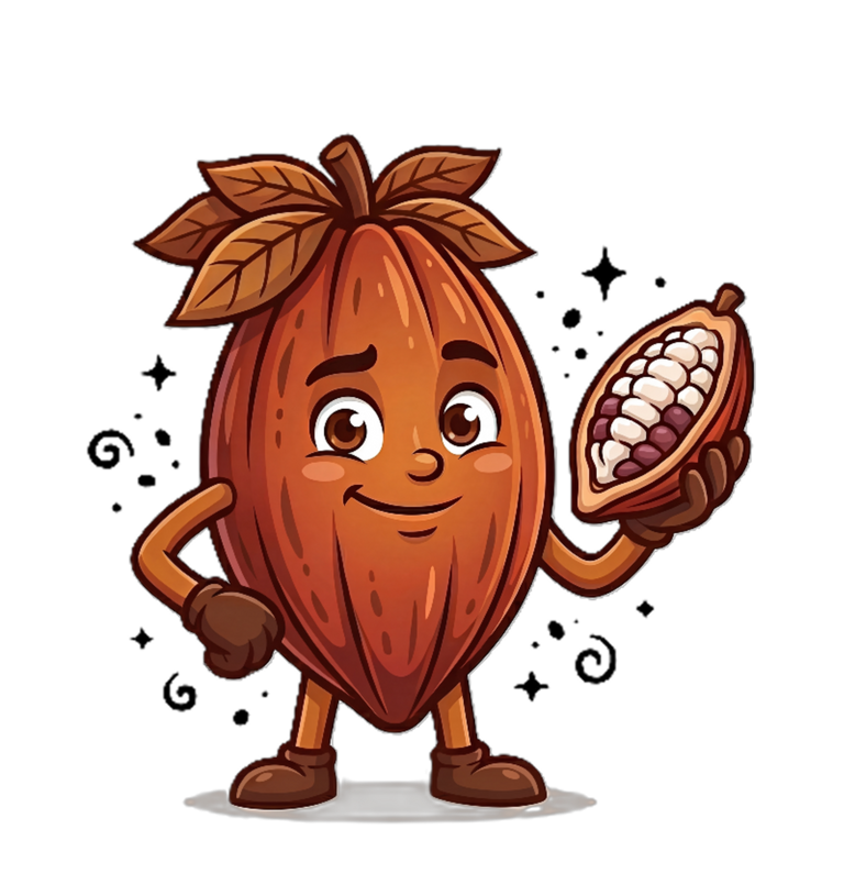 Brown Buddy character, leader of La Pandilla del Cacao, Del Conuco Dominican character apparel.